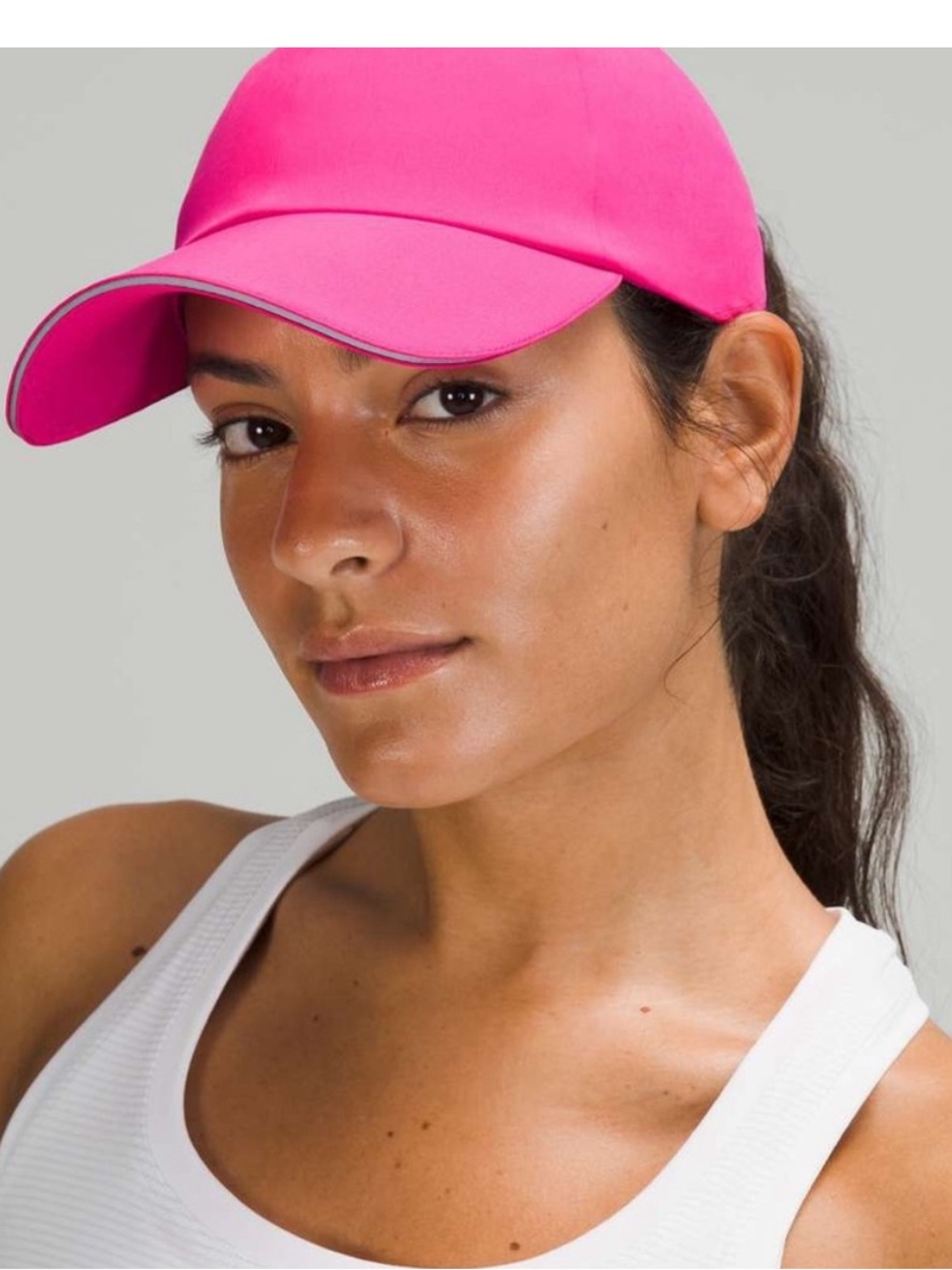 Lululemon Sonic Pink running baseball cap